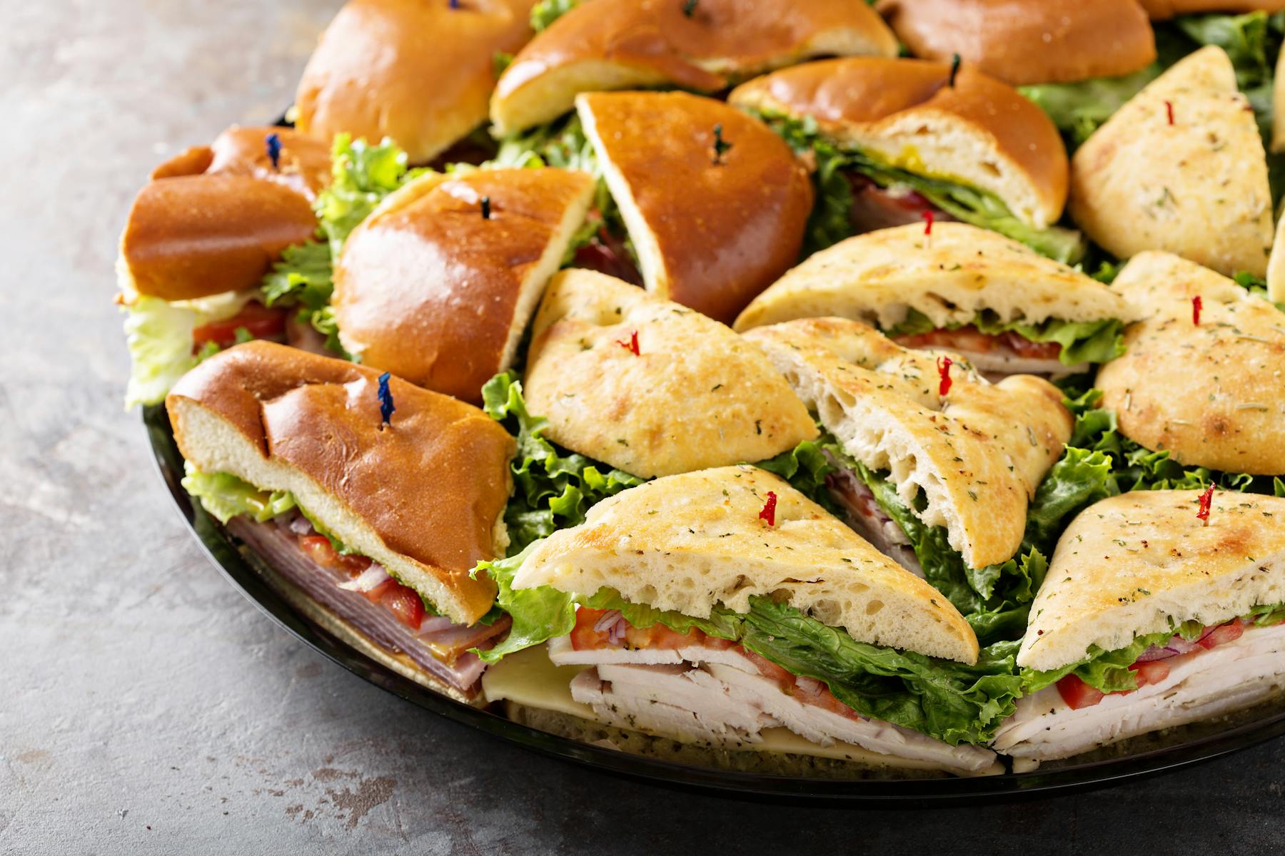 a plate of food