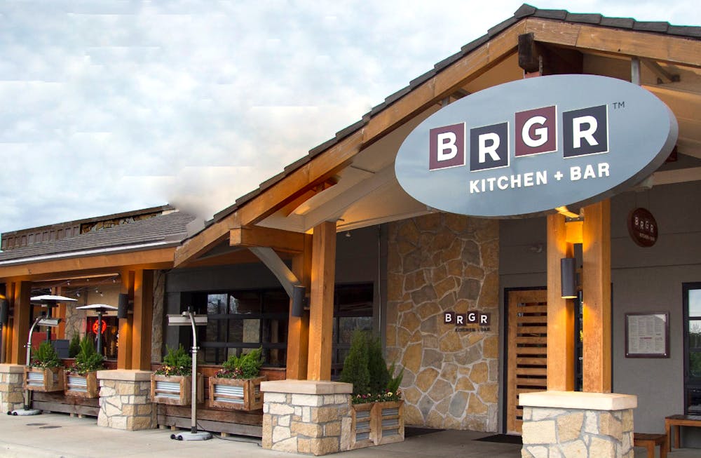 a sign in front of a building