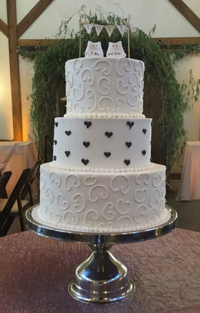 a cake sitting on top of a table