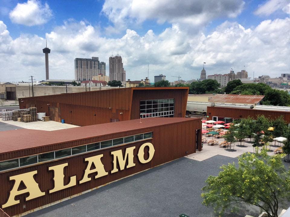 exterior of brewery