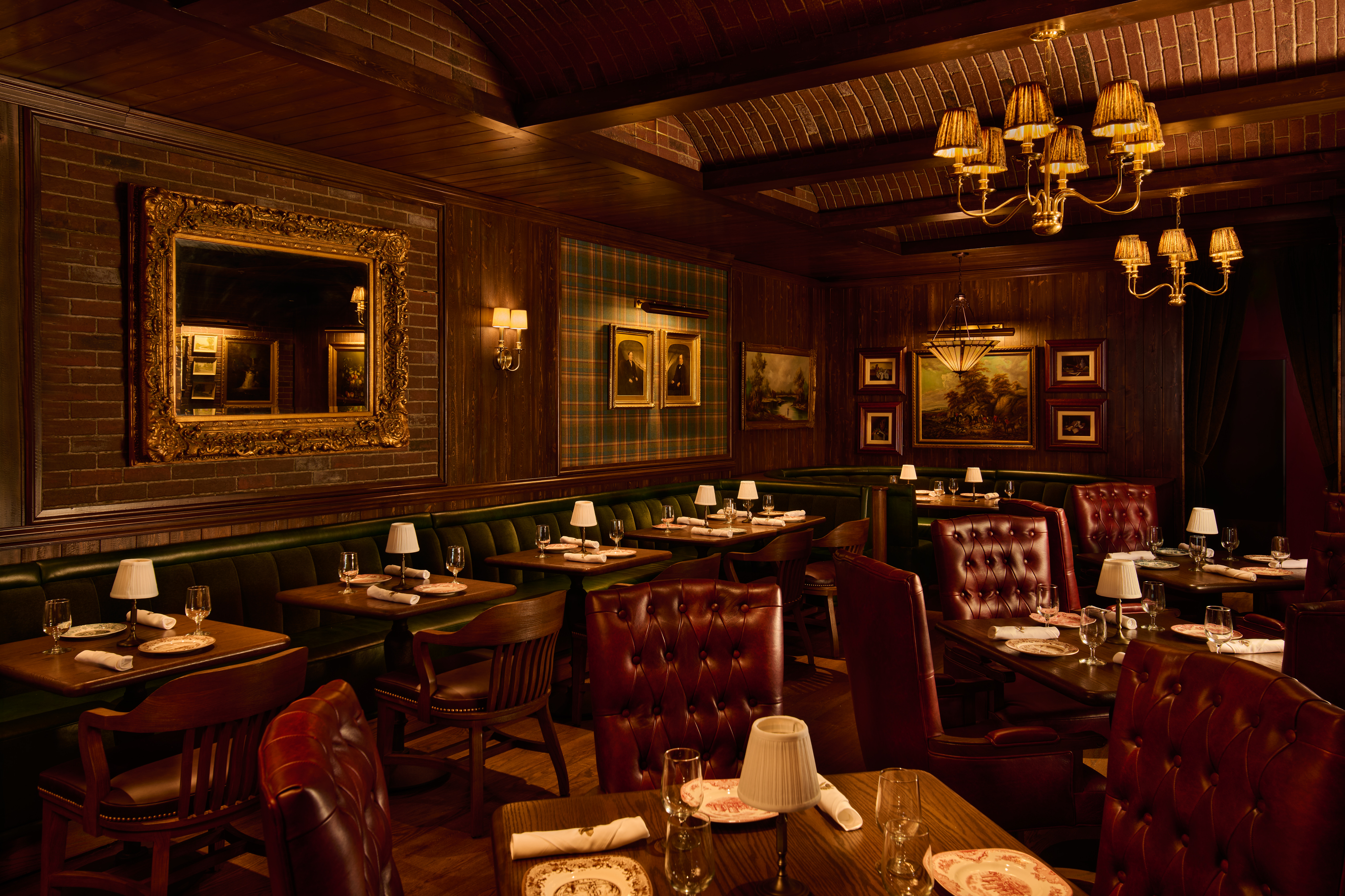 a restaurant with tables and chairs
