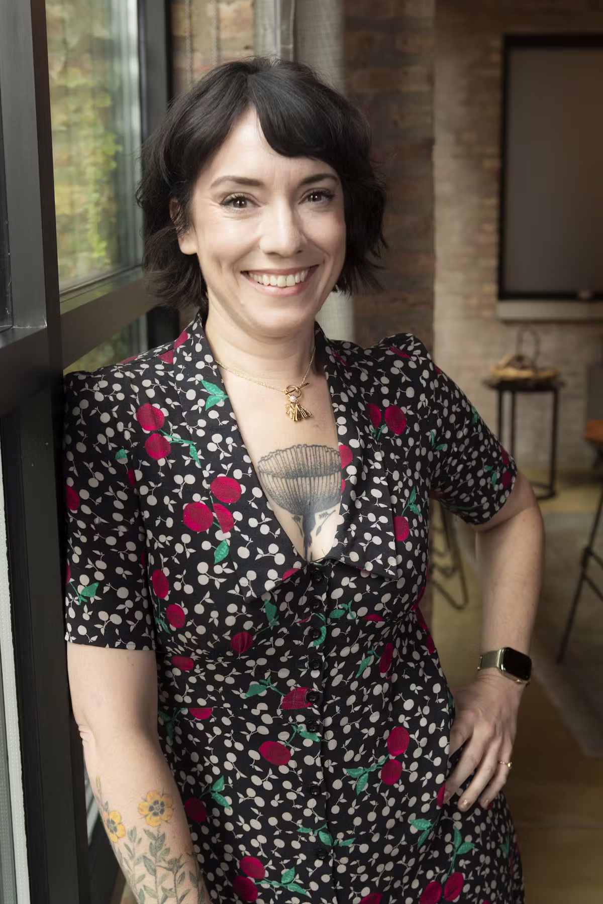 a person posing for a picture