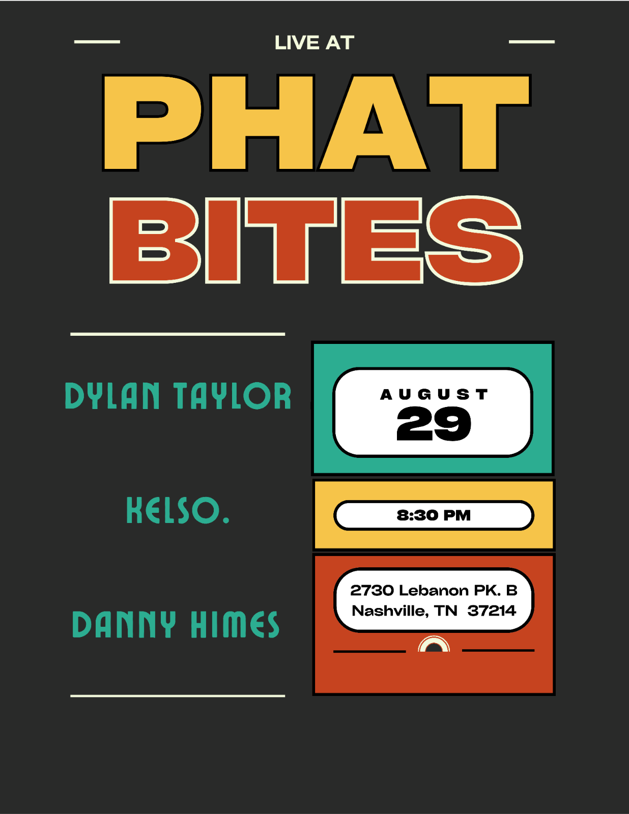 a poster with text and numbers