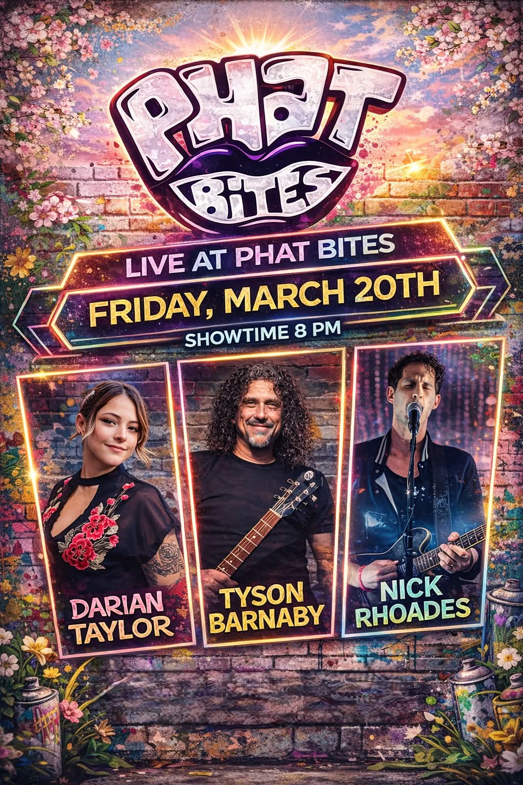 a poster for a concert