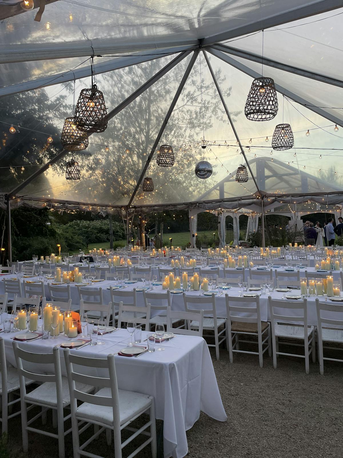 a close up of an umbrella on a table