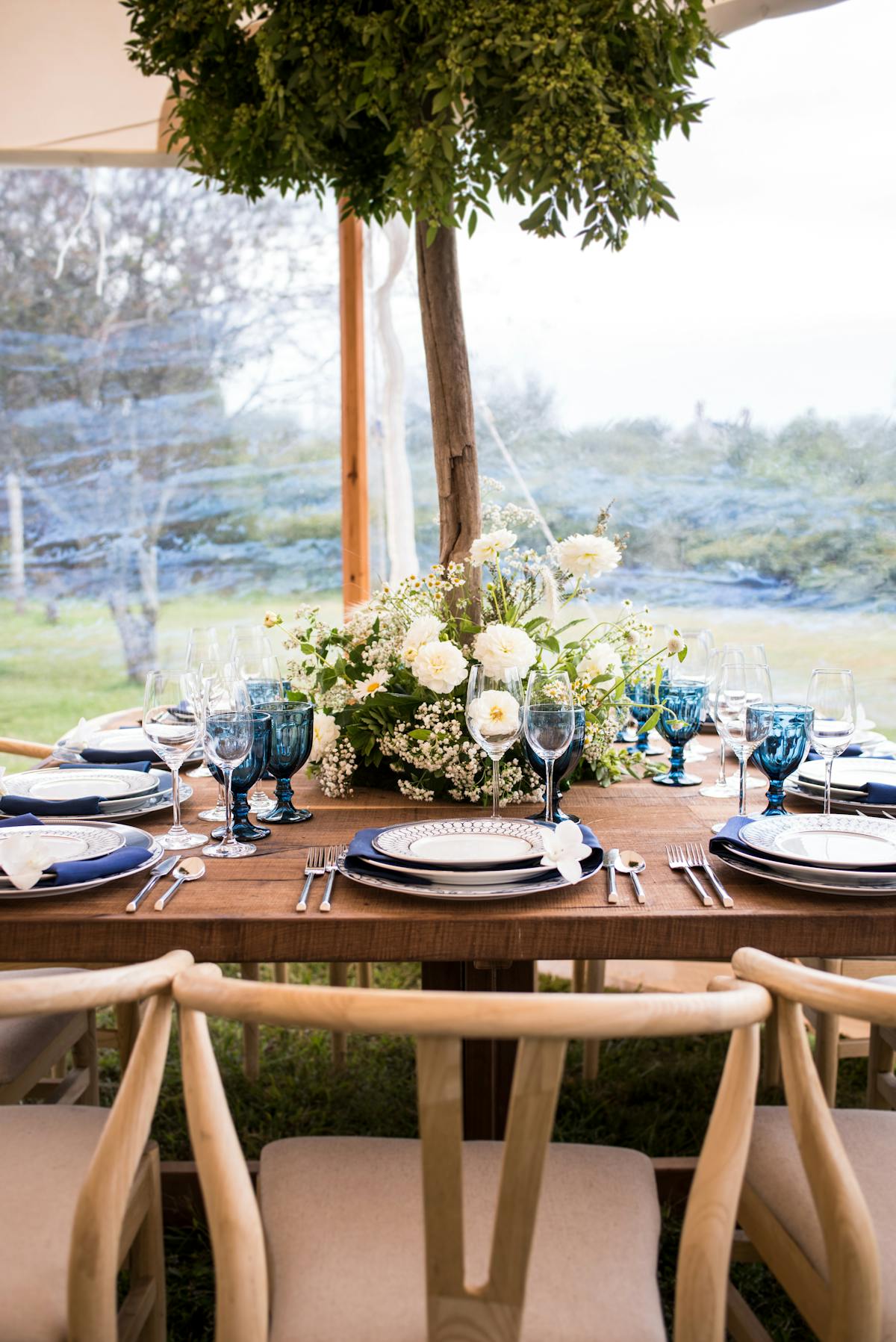 a dining table