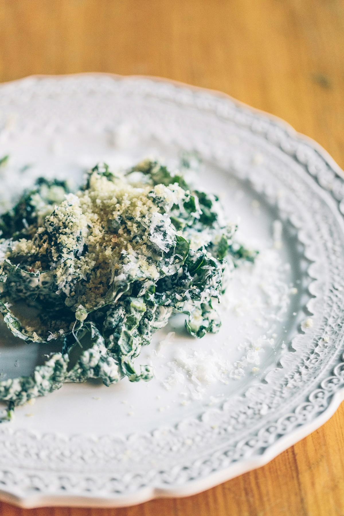 a plate of food on a table