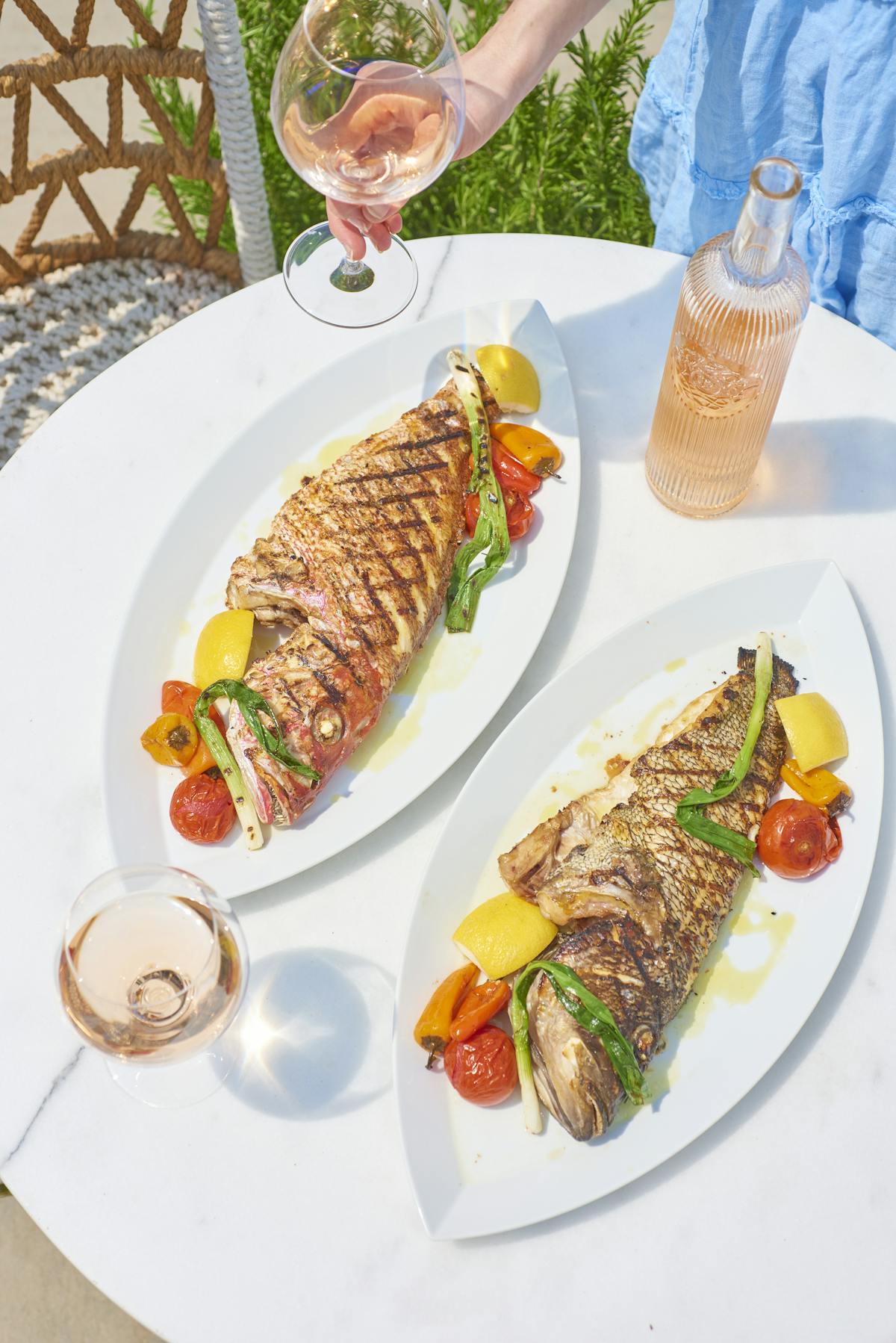 a plate of food on a table