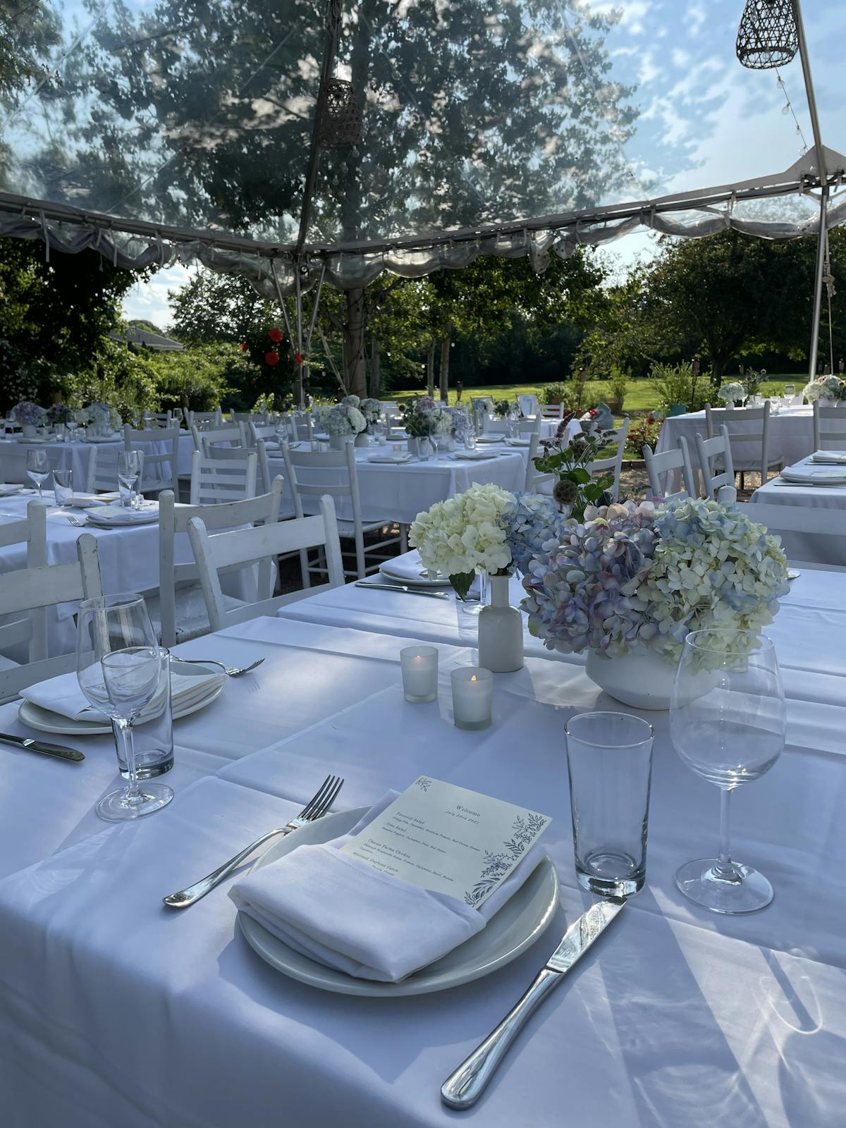 a table with wine glasses