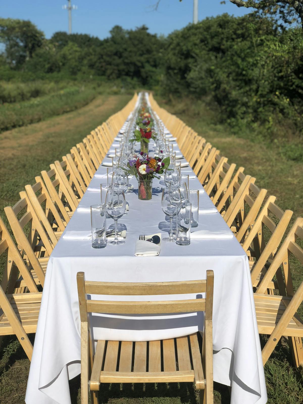 a dining table
