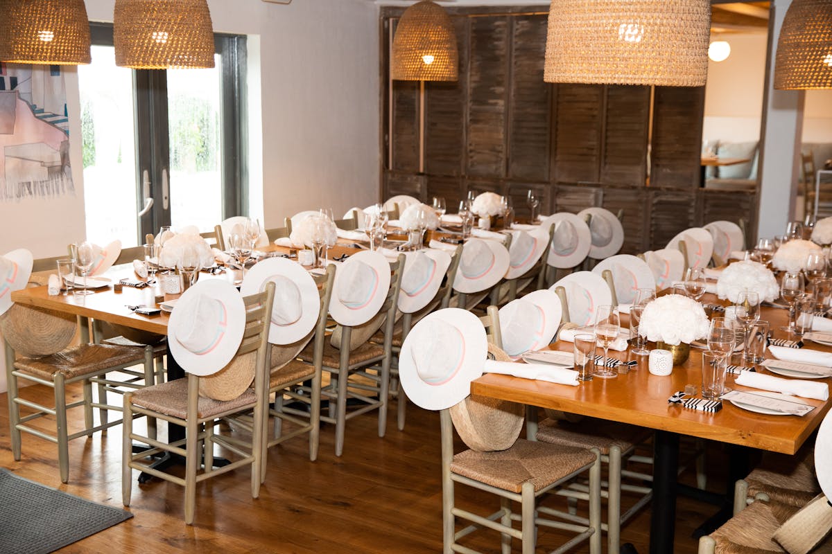 a dining room table