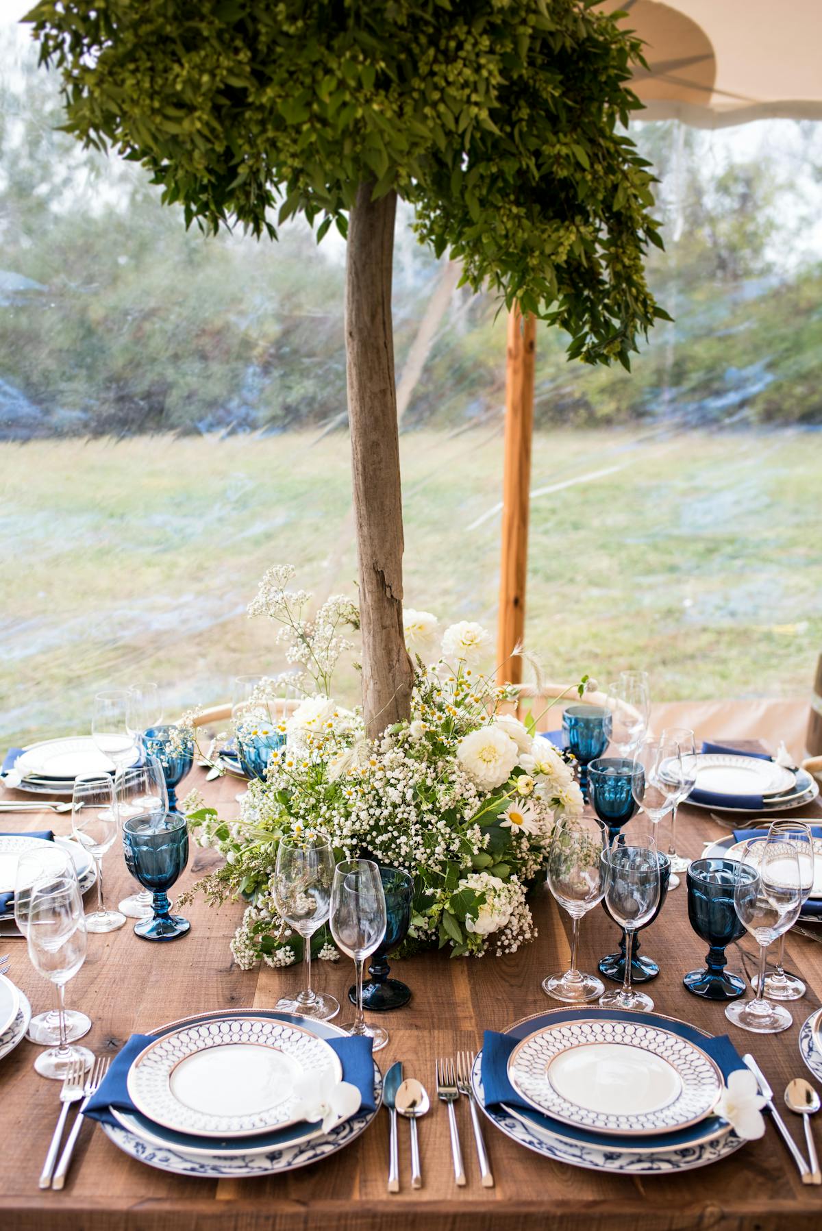 a dining table