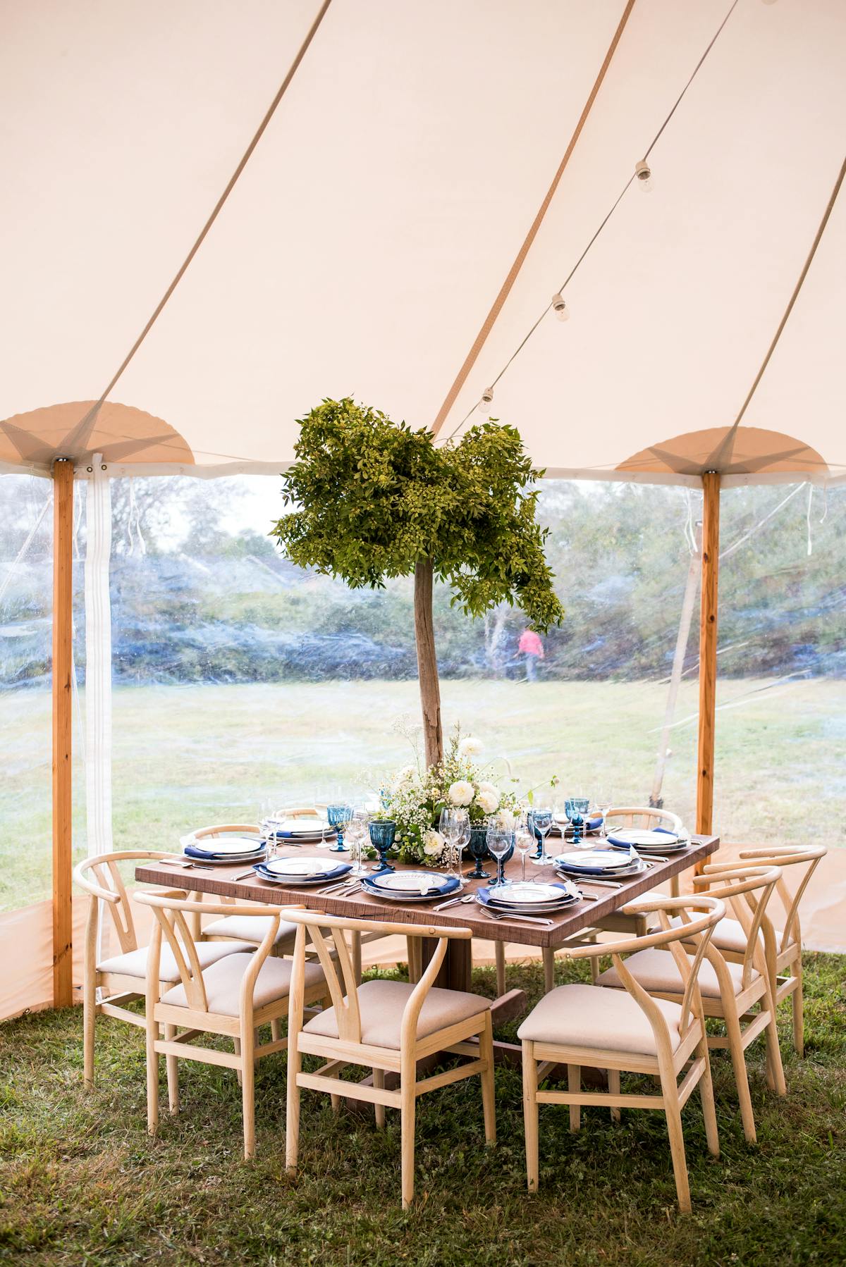 a dining table