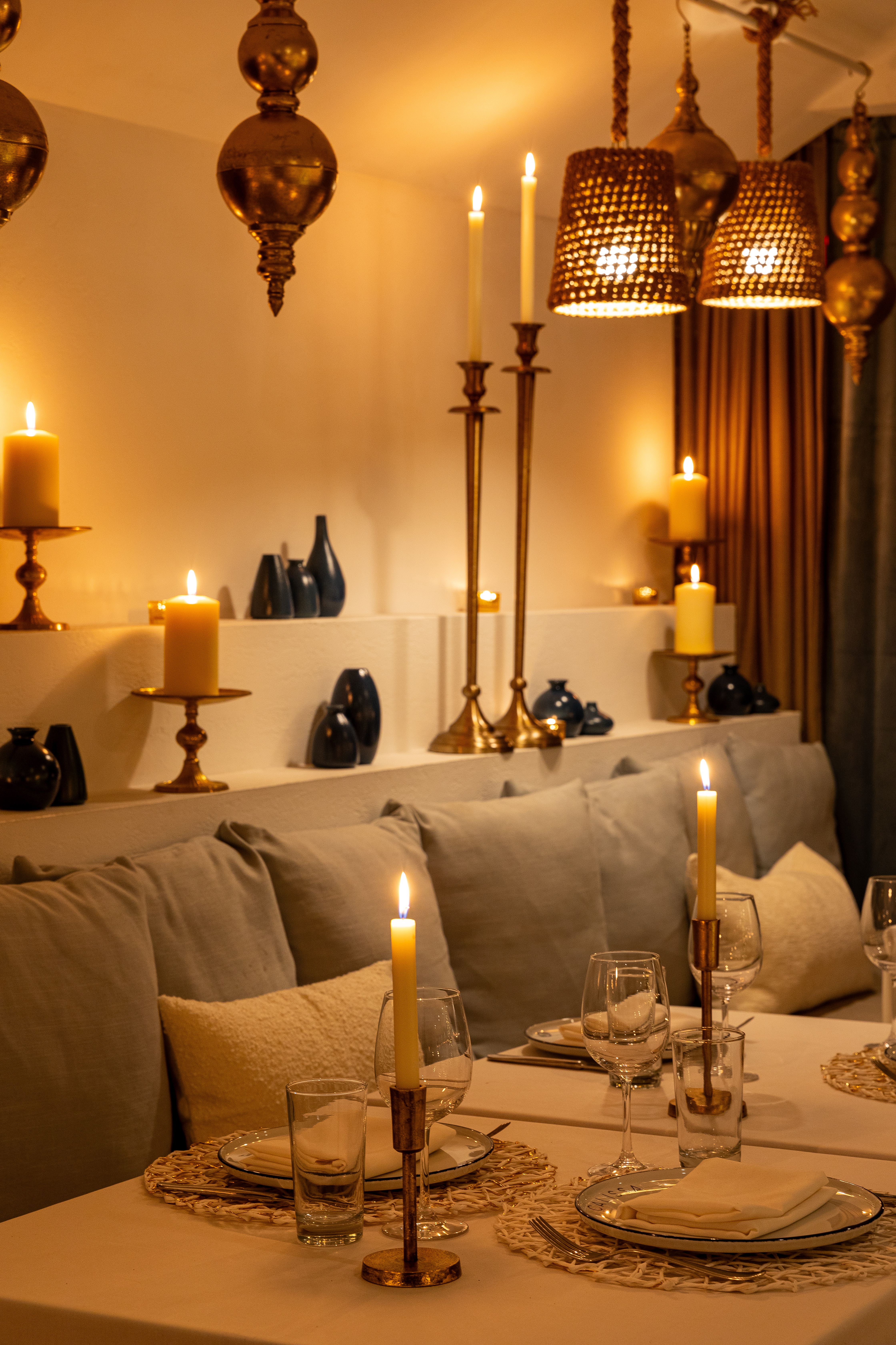 a plate of food on a table