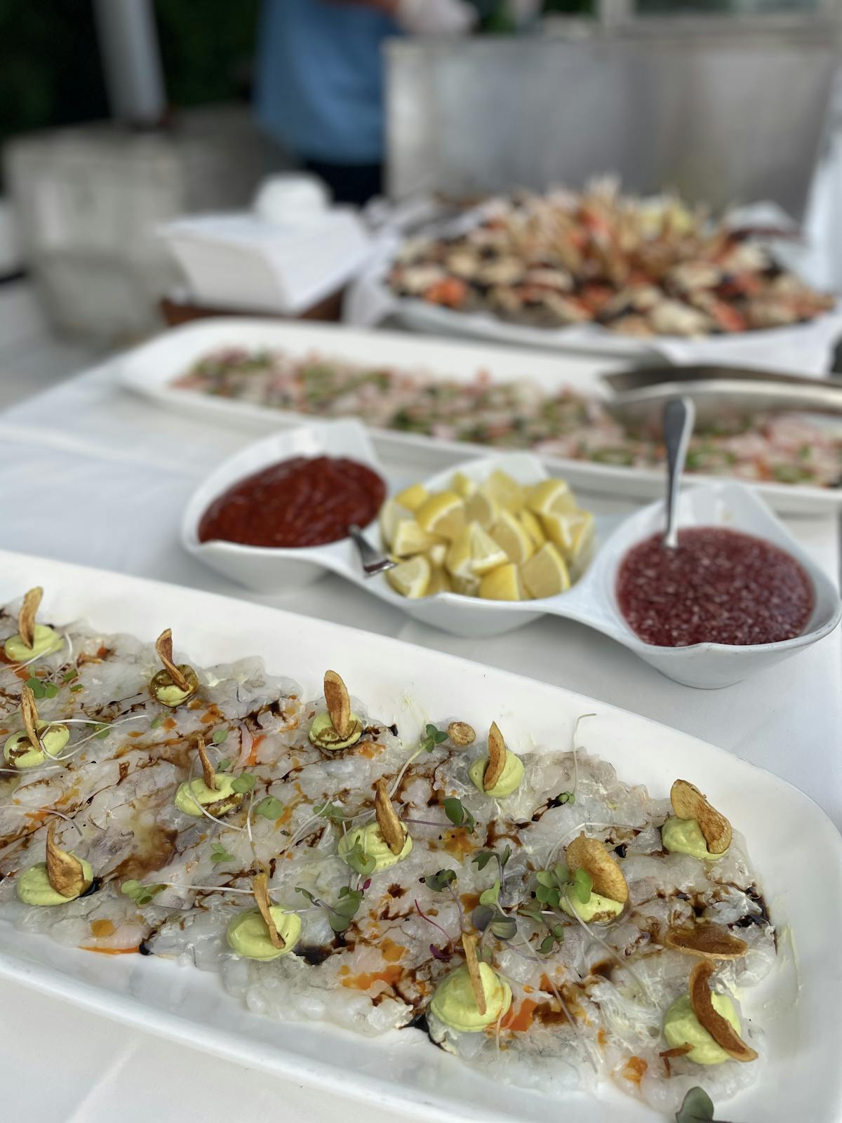 a plate of food on a table