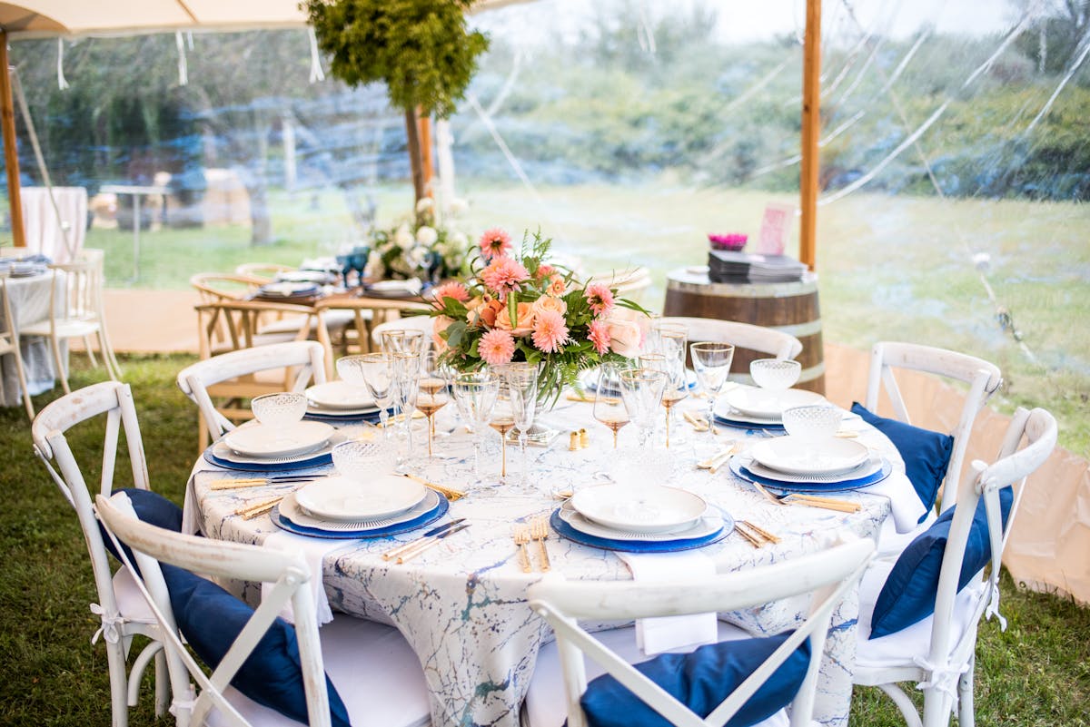 a dining table