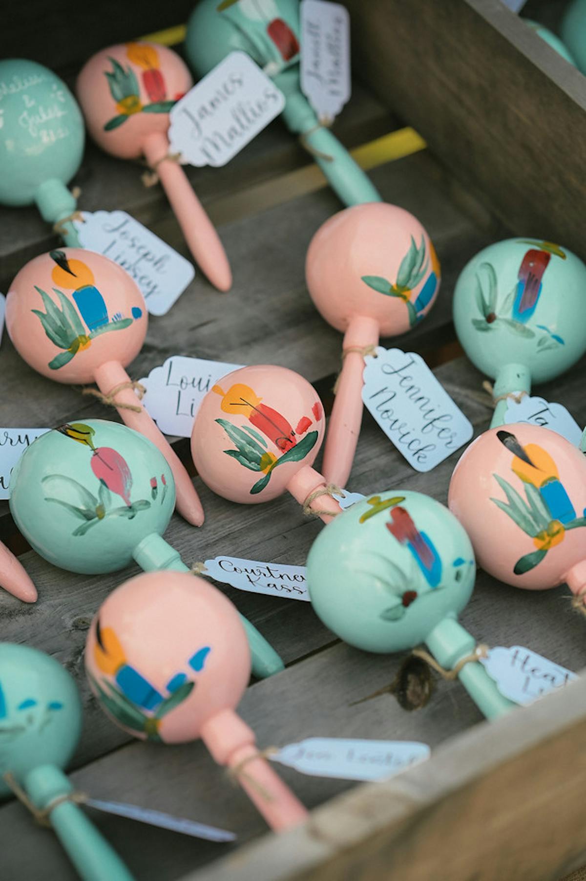 a group of plastic toys