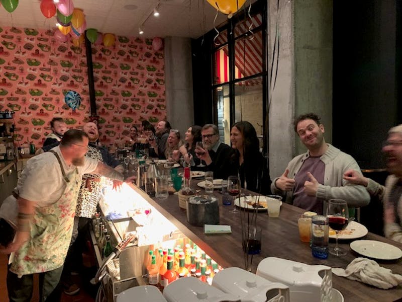 The Balloon Emporium! Mr. Paul's Supper Club Seafood, Cajun