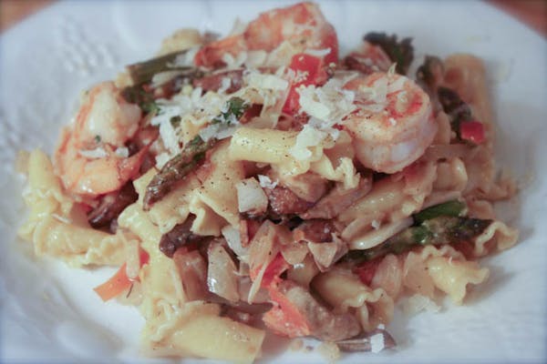 a close up of a plate of food