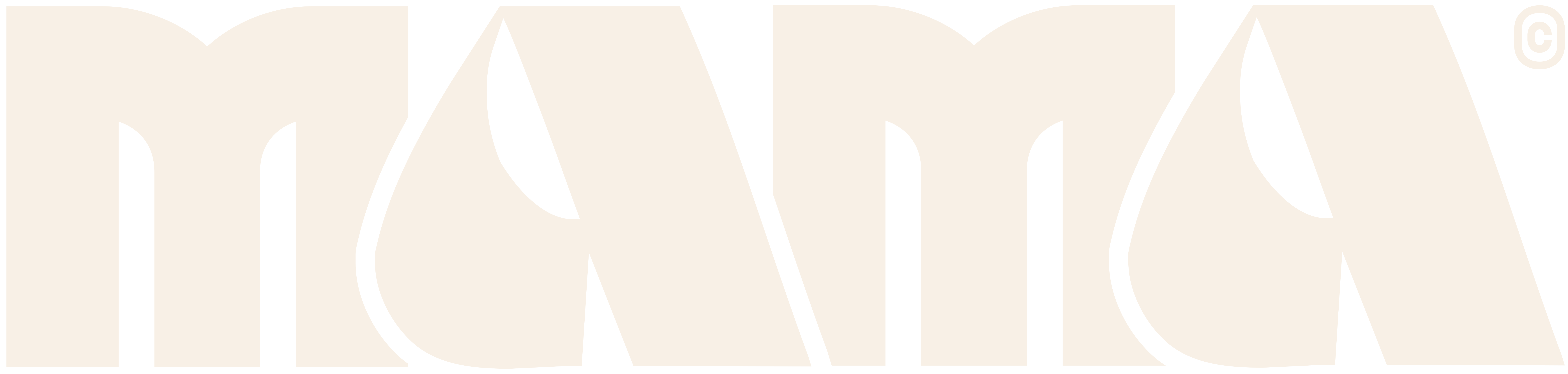 a white and black logo