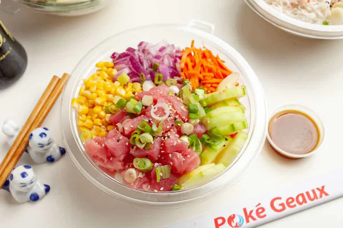 a plate of food on a table