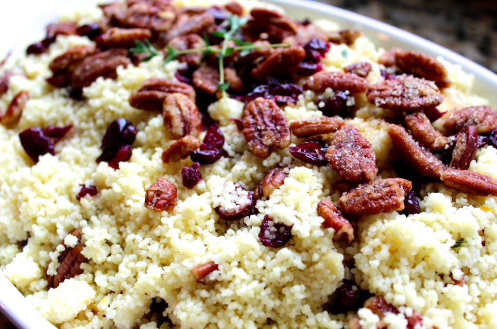 a close up of a plate of food with rice