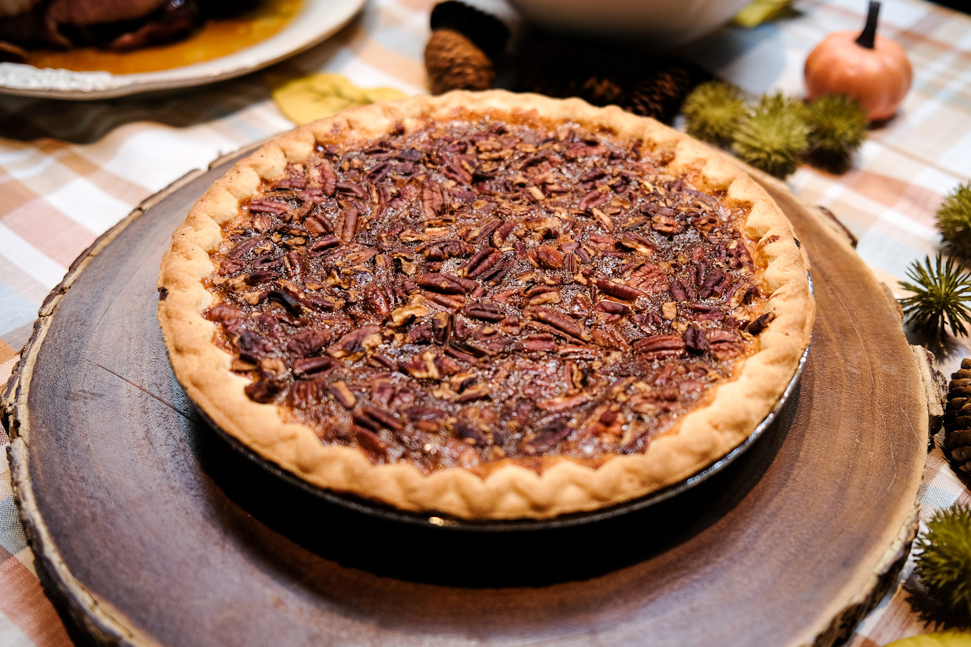 whole pecan pie