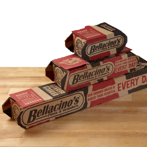 a stack of boxes on a table