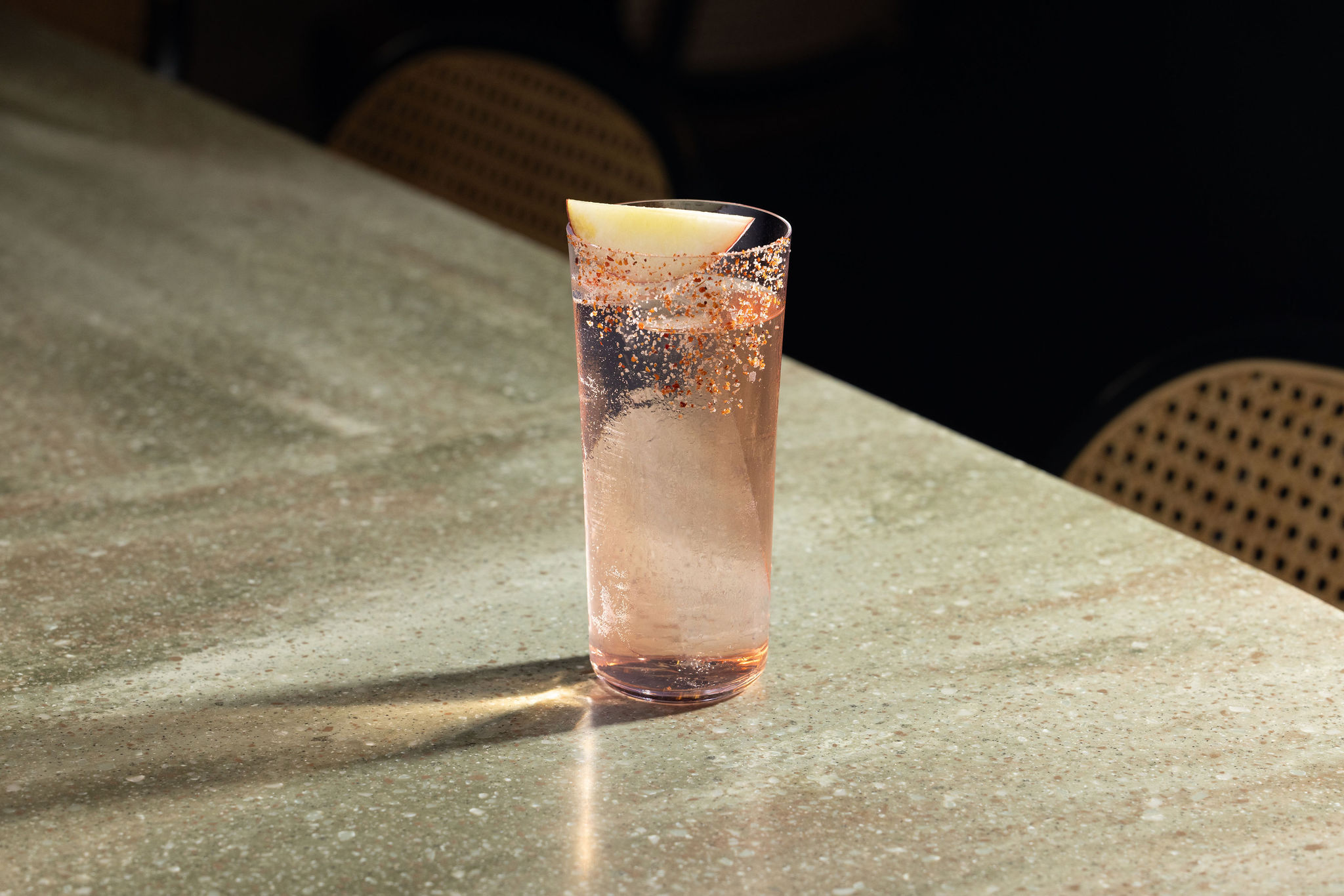 Signature craft cocktails at Markette Restaurant Chelsea NYC — expertly mixed drinks in a lively, sophisticated setting near Madison Square Garden and Hudson Yards.