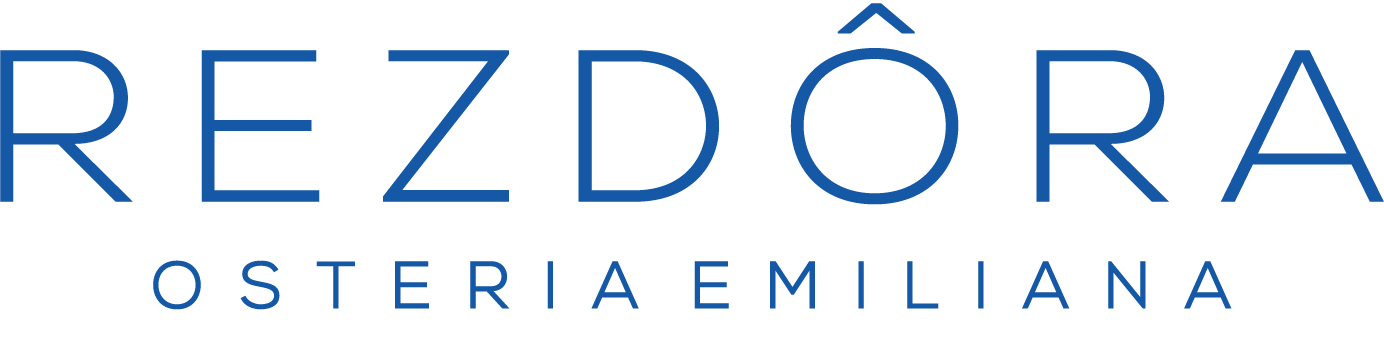 a blue and black logo