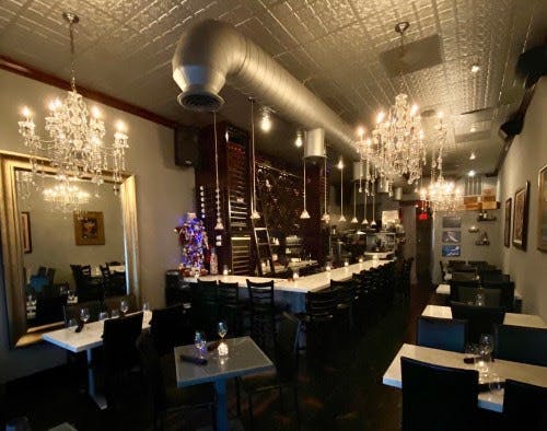 a large room