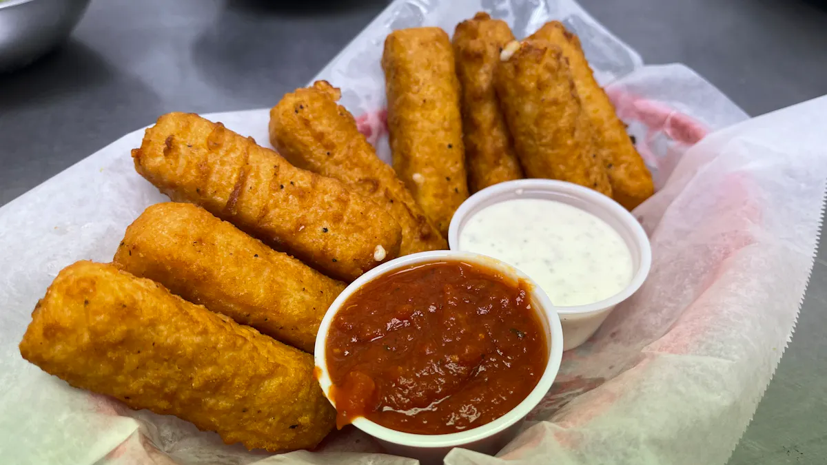 a plate of food on a table