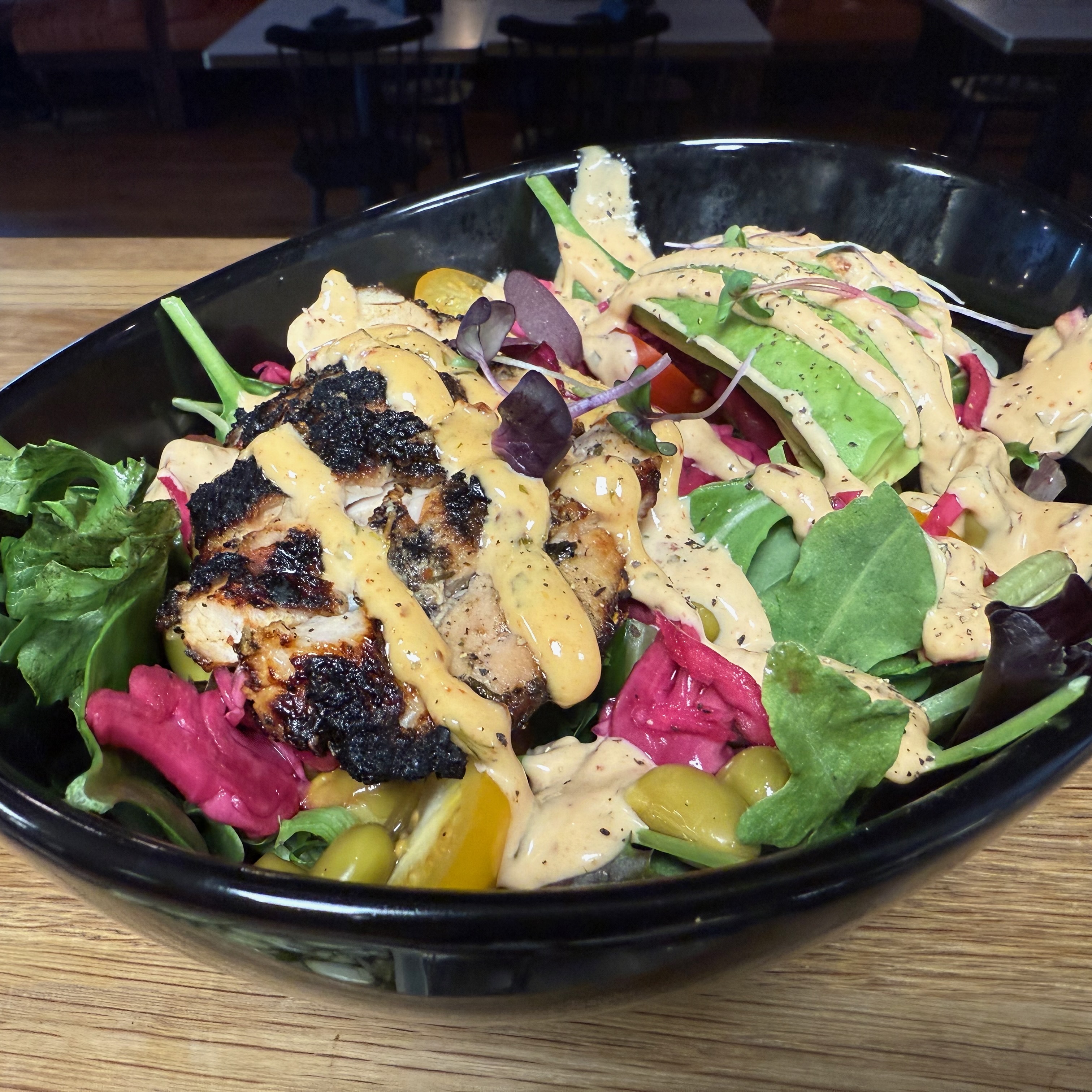 avocado and chicken salad