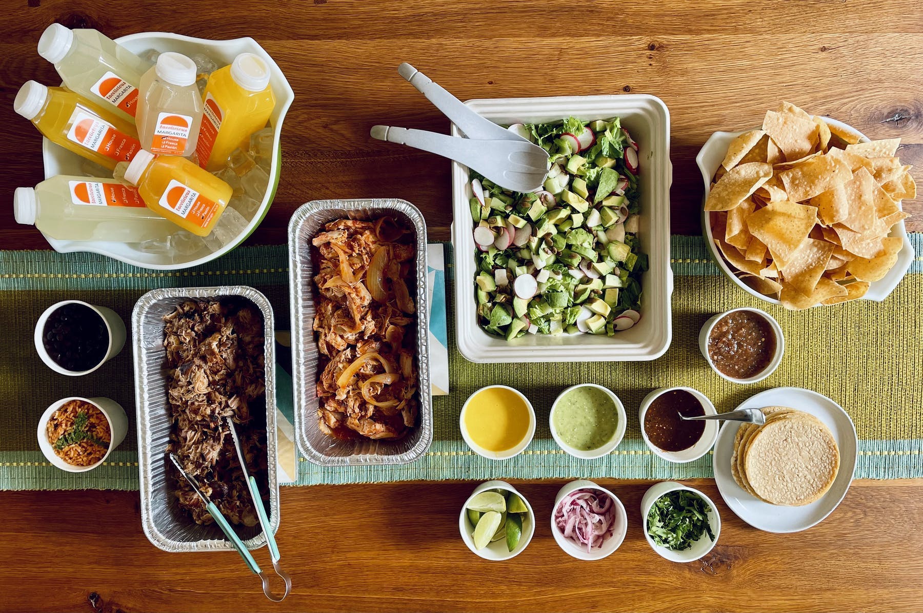 a box filled with different types of food on a plate