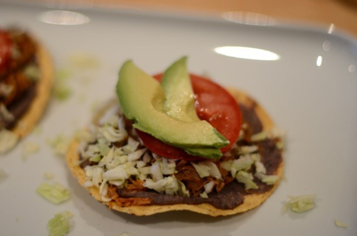 Turkey panuchos go great with beer and football. (Photo by Lauren Godfrey)