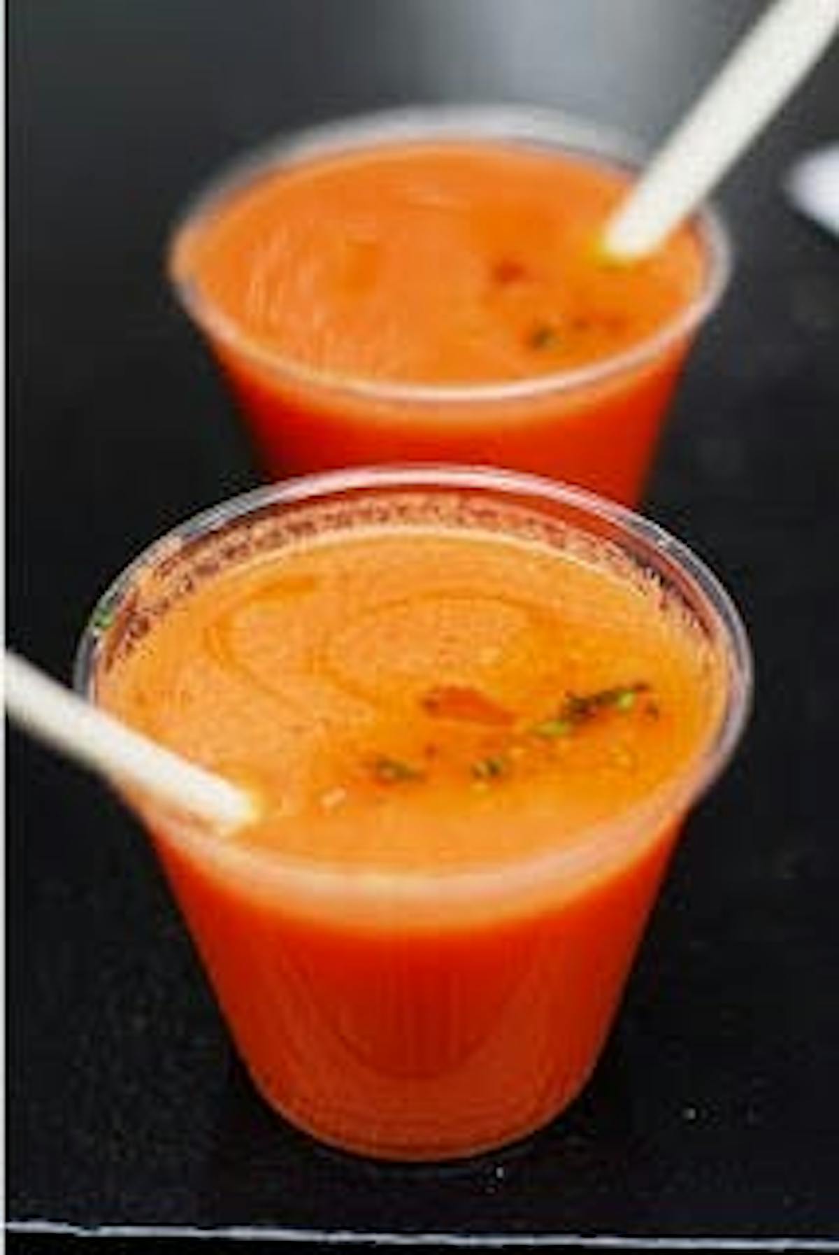 two cups of sauce