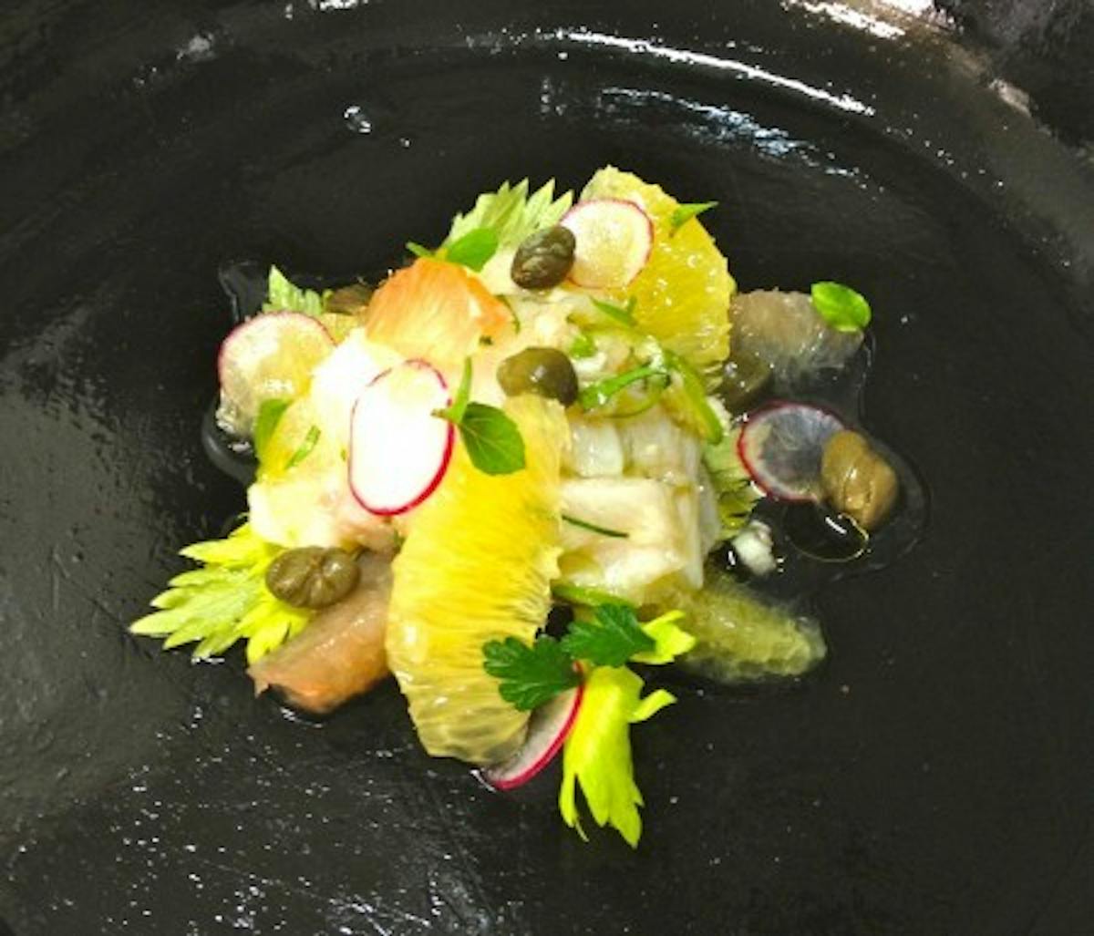 Halibut crudo