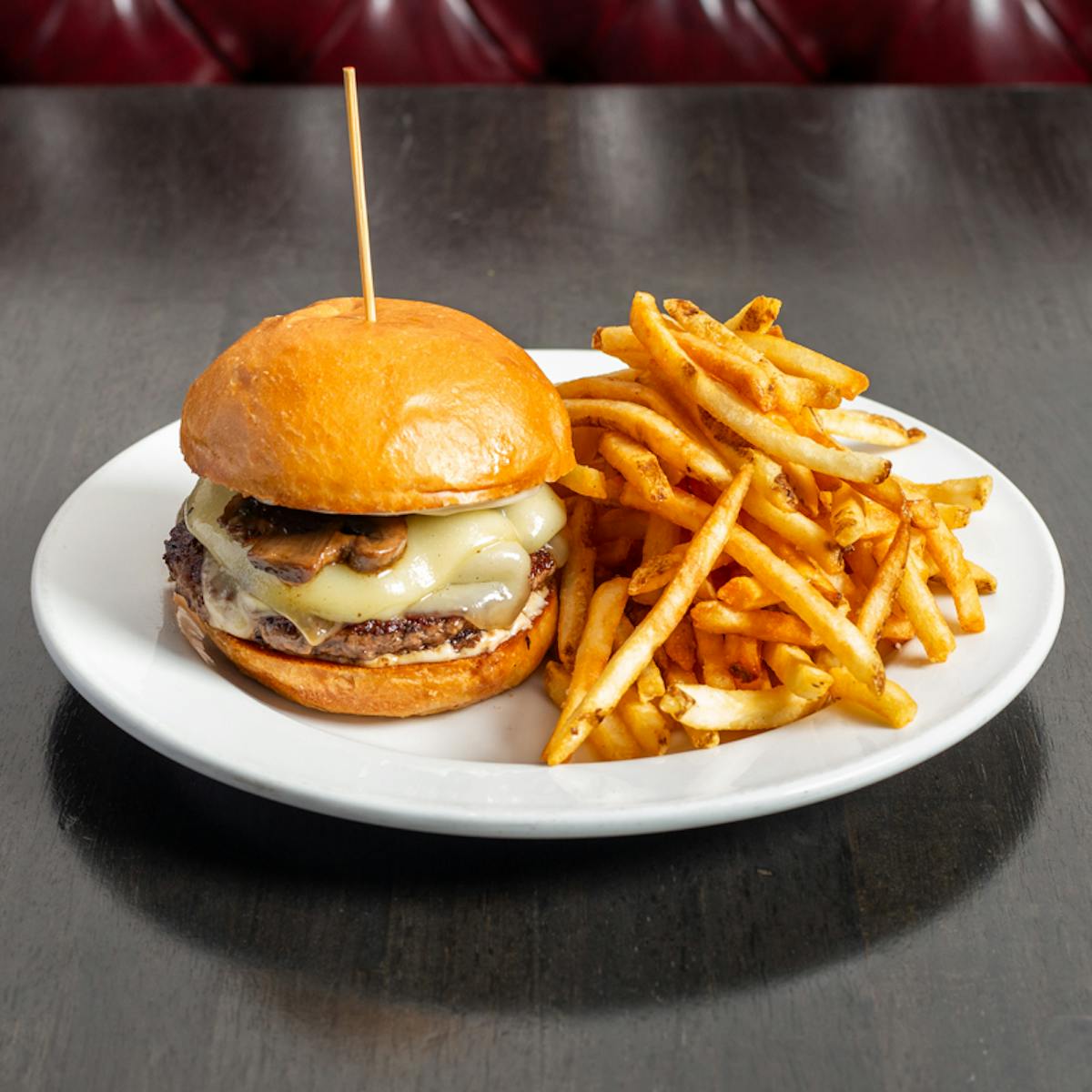 a sandwich and fries on a plate