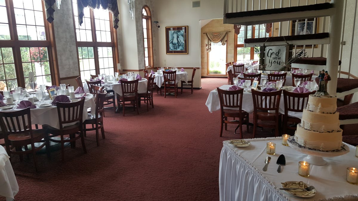 a dining room table