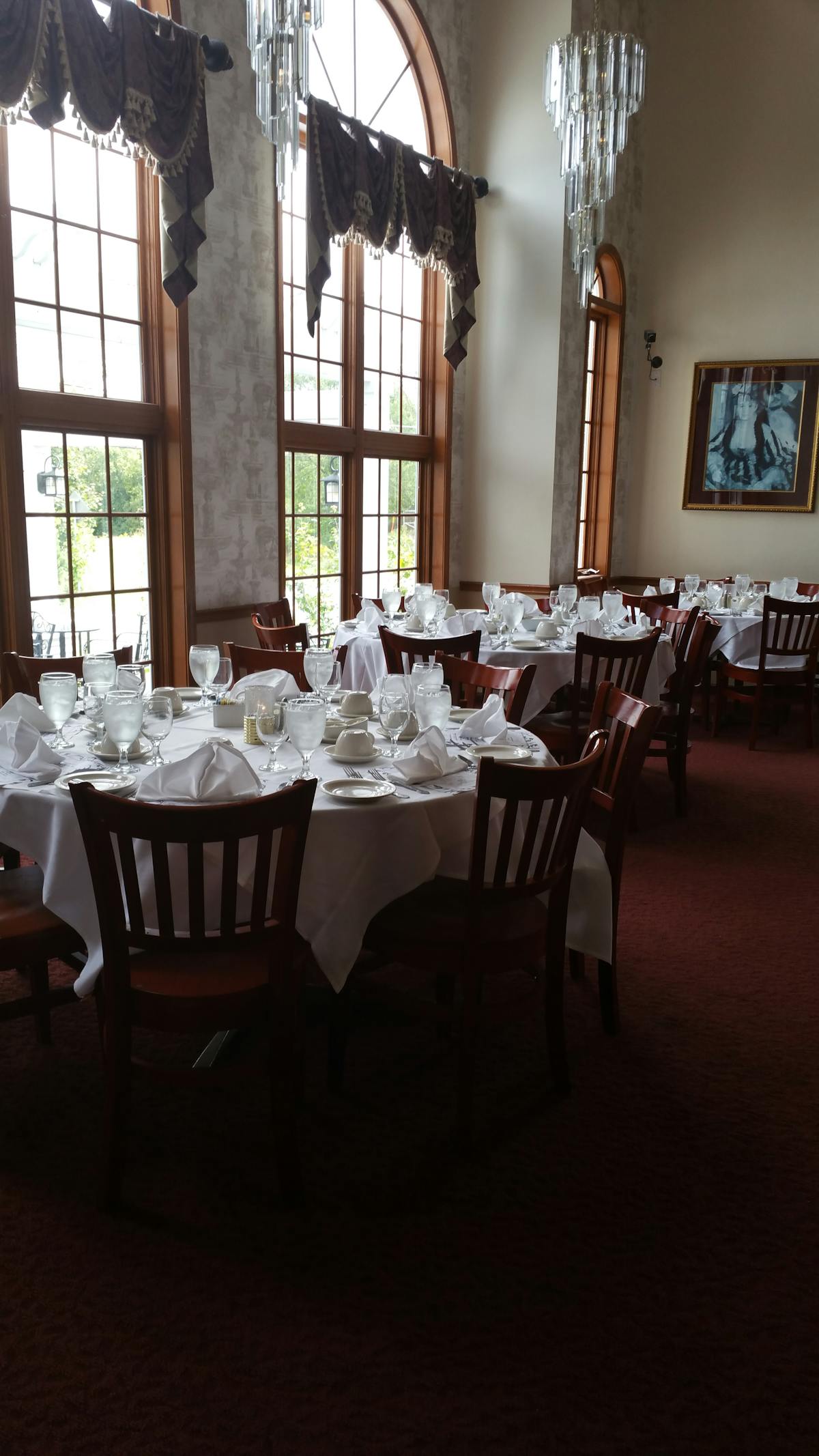 a dining room table