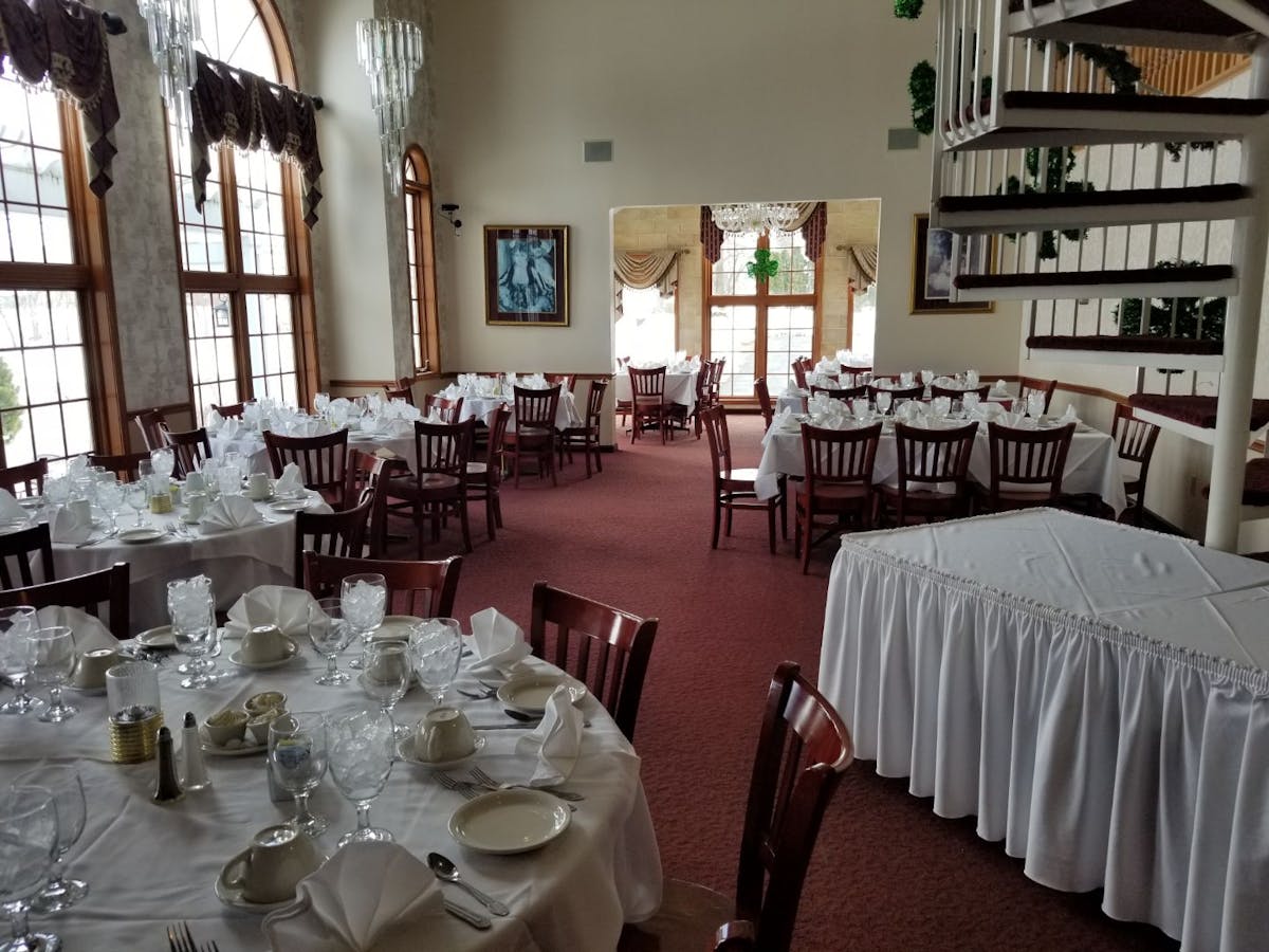 a dining room table