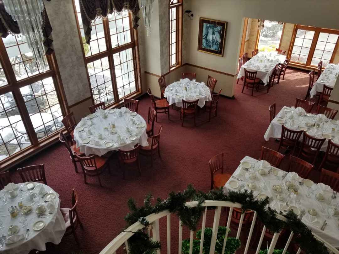 a bedroom with a piece of cake on a table