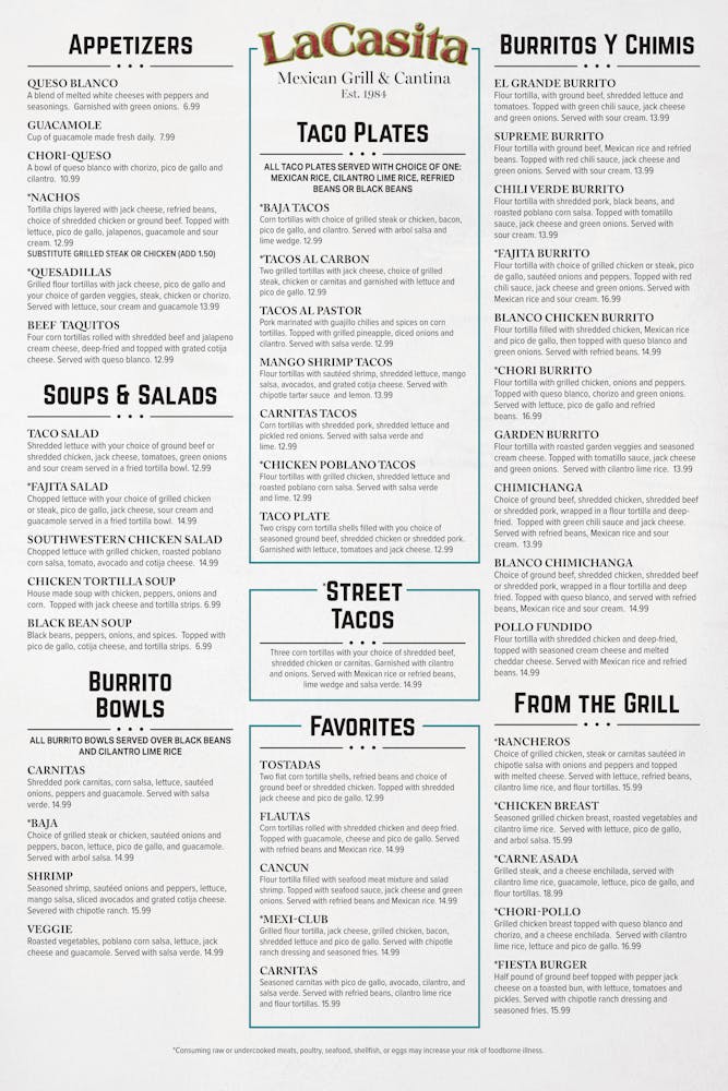 La Casita Menus la-casita-menus