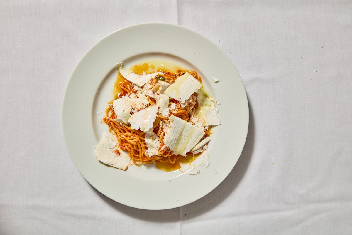 a piece of food on a plate