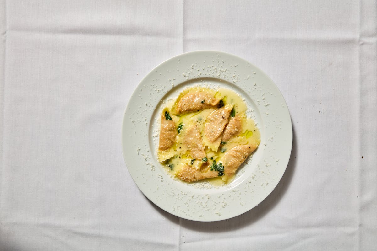 a piece of food on a plate