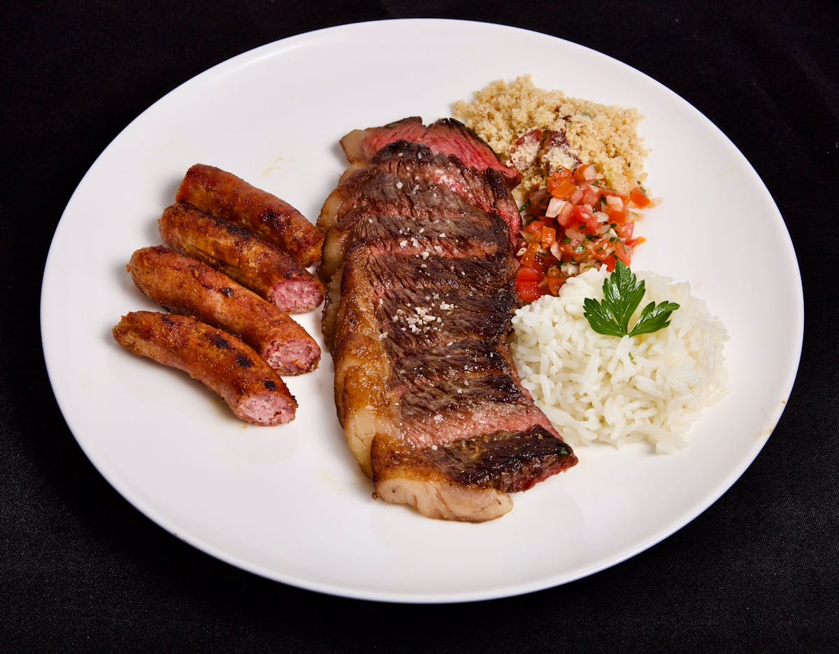 a plate of food