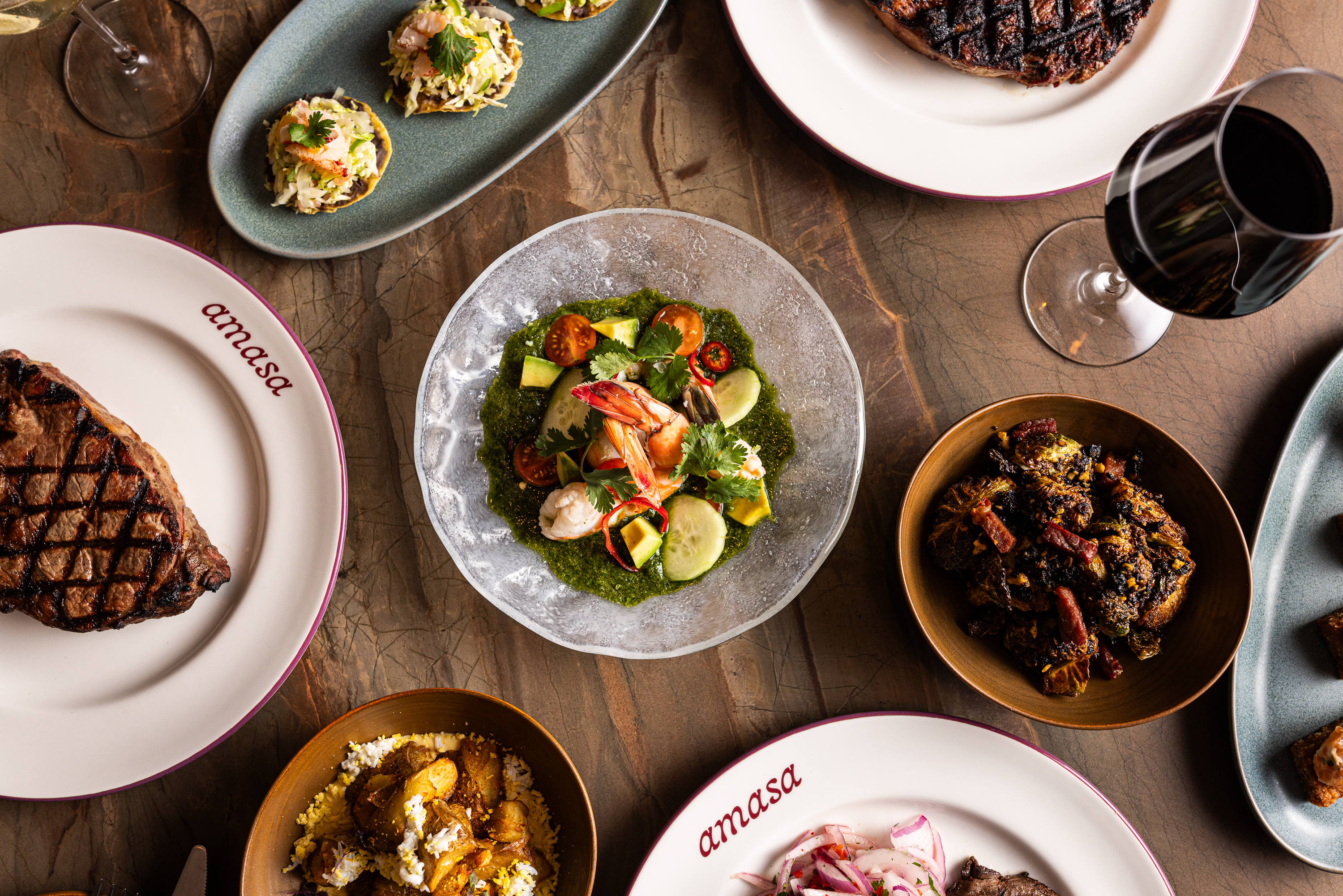 Latin inspired side dishes at Amasa Latin Steakouse
