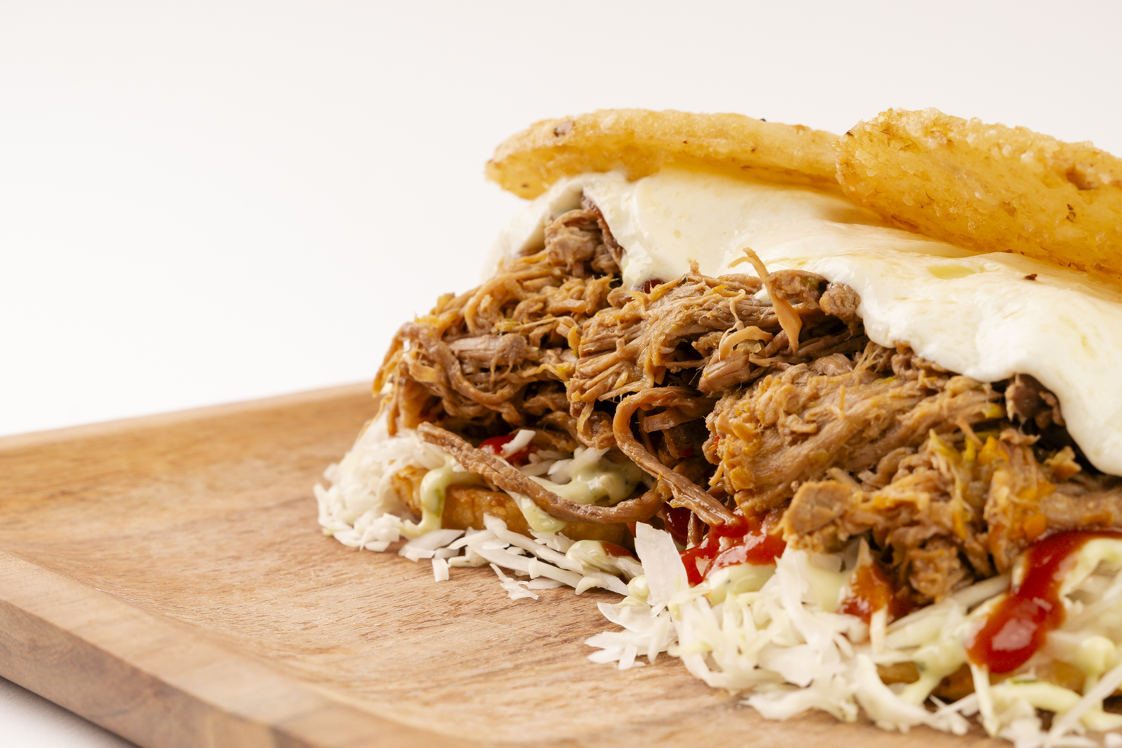 a close up of food on a table