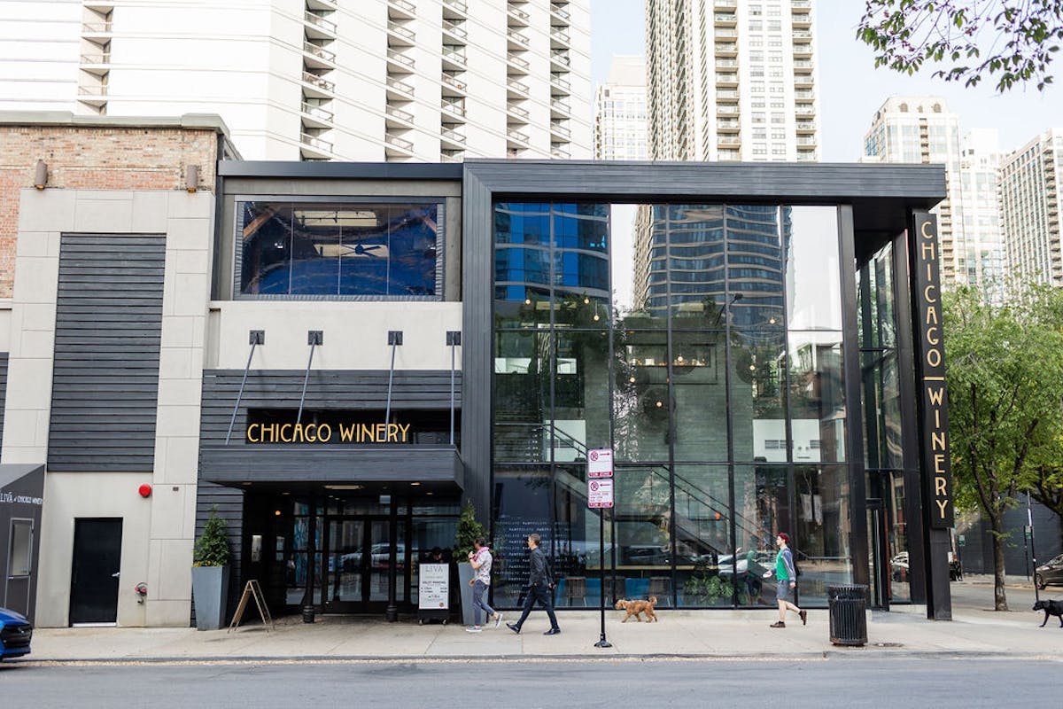 a store front at day