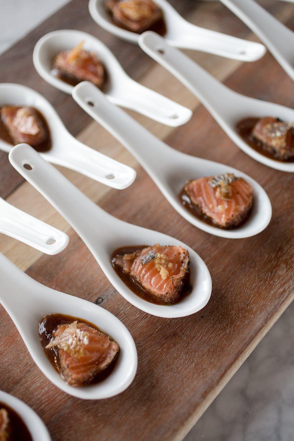 food served for an elegant bridal shower